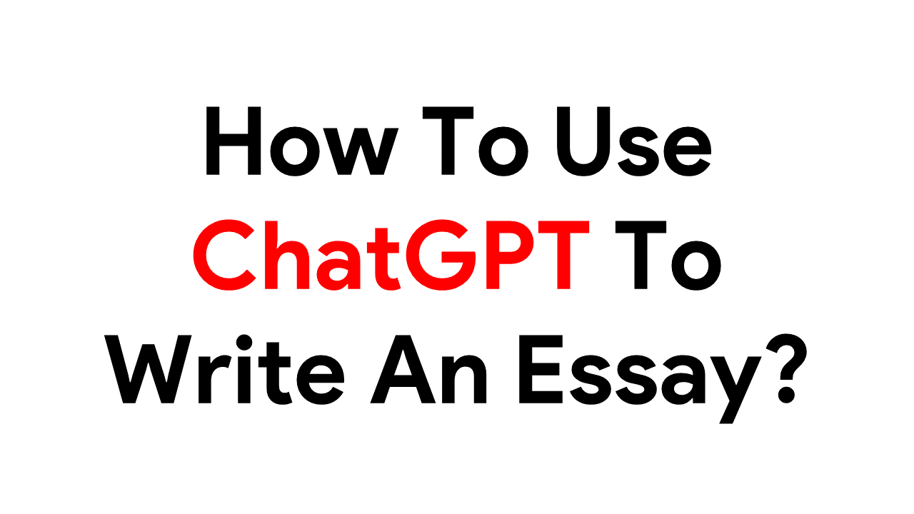 can chatgpt write your essay