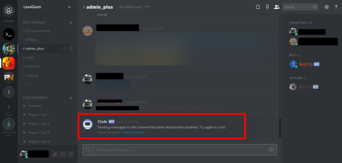 cannot send an empty message discord embed